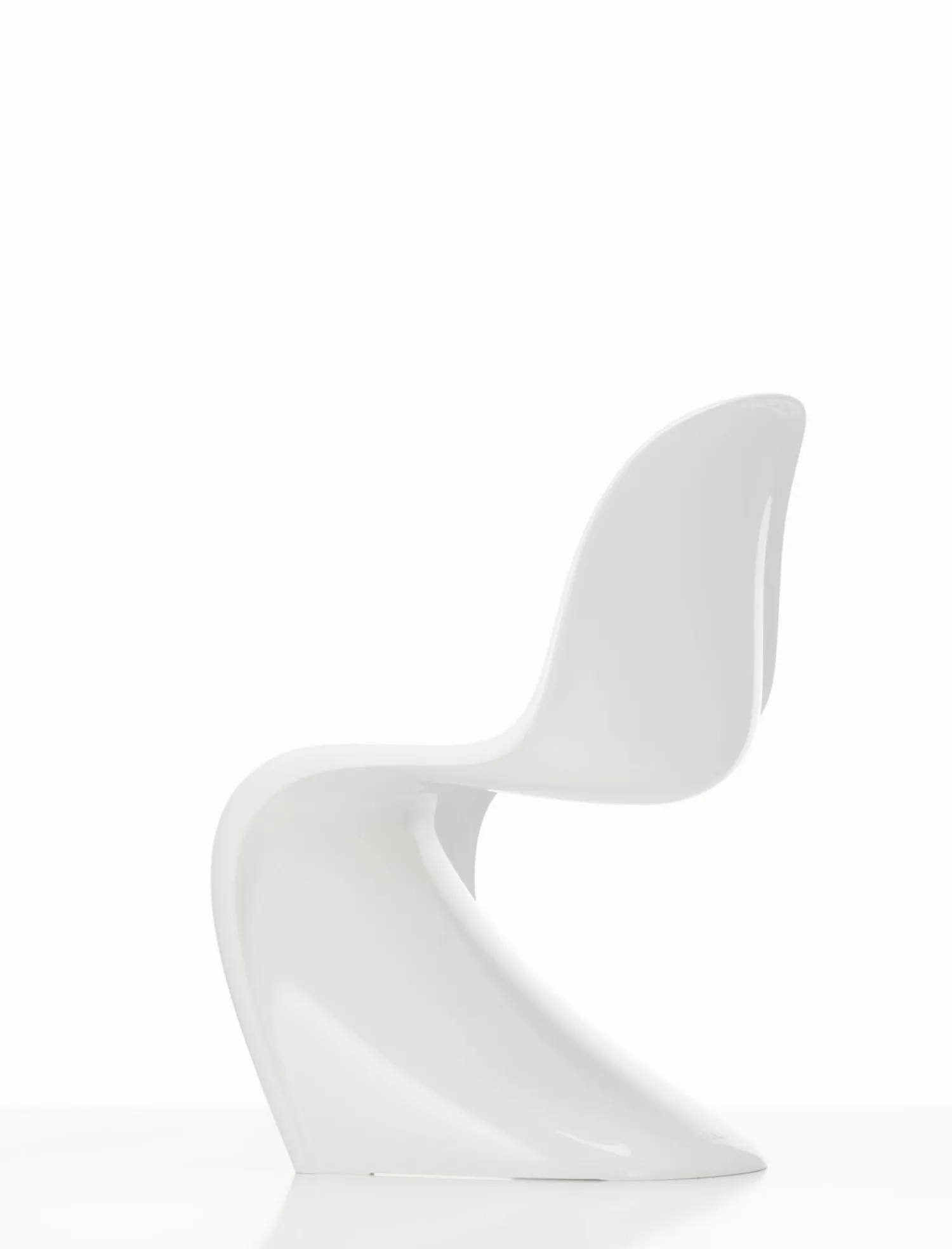 Design Stoelen|Eetkamerstoelen Zonder Armleuning-Vitra Panton Eetkamerstoel Wit