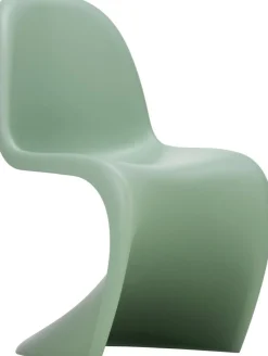 Design Stoelen|Eetkamerstoelen Zonder Armleuning-Vitra Panton Eetkamerstoel Soft Mint