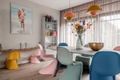 Design Stoelen|Eetkamerstoelen Zonder Armleuning-Vitra Panton Eetkamerstoel Soft Mint