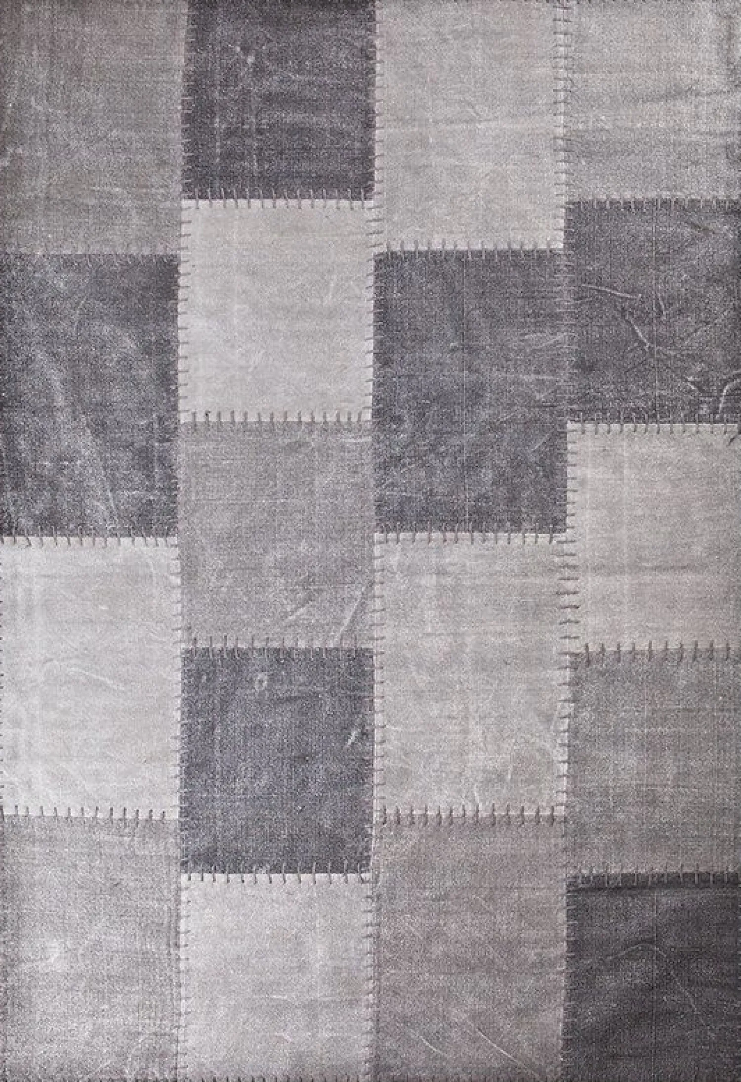 Vloerkleden-By Boo Patchwork Vloerkleed Grey