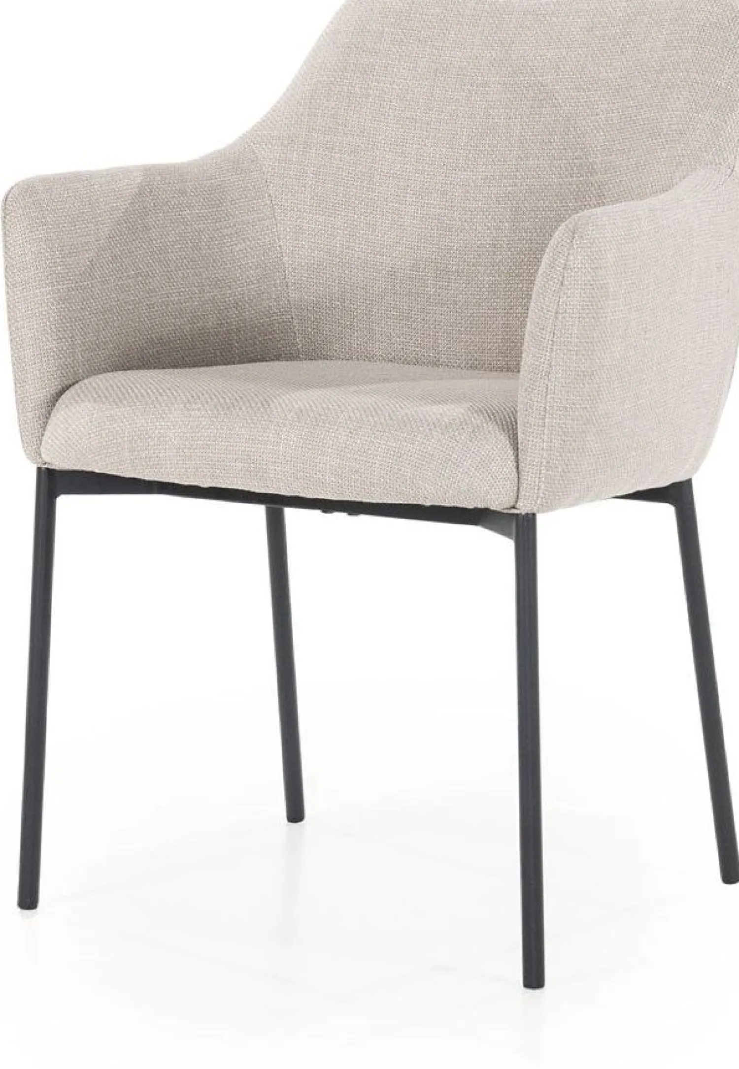 Eetkamerstoelen Met Armleuning-Eleonora Paul Armstoel Taupe