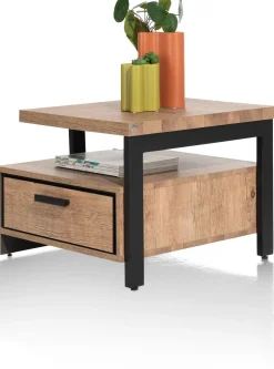 Houten Bijzettafels-Henders en Hazel Pavarotti Bijzettafel Naturel