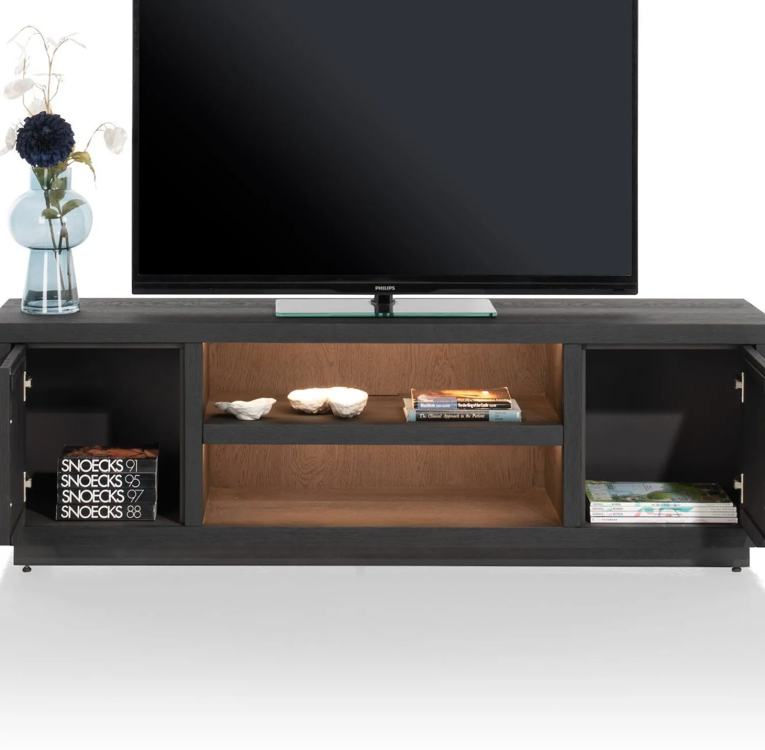 Tv-Meubels-Henders en Hazel Pavie Tv-meubel Castle Black