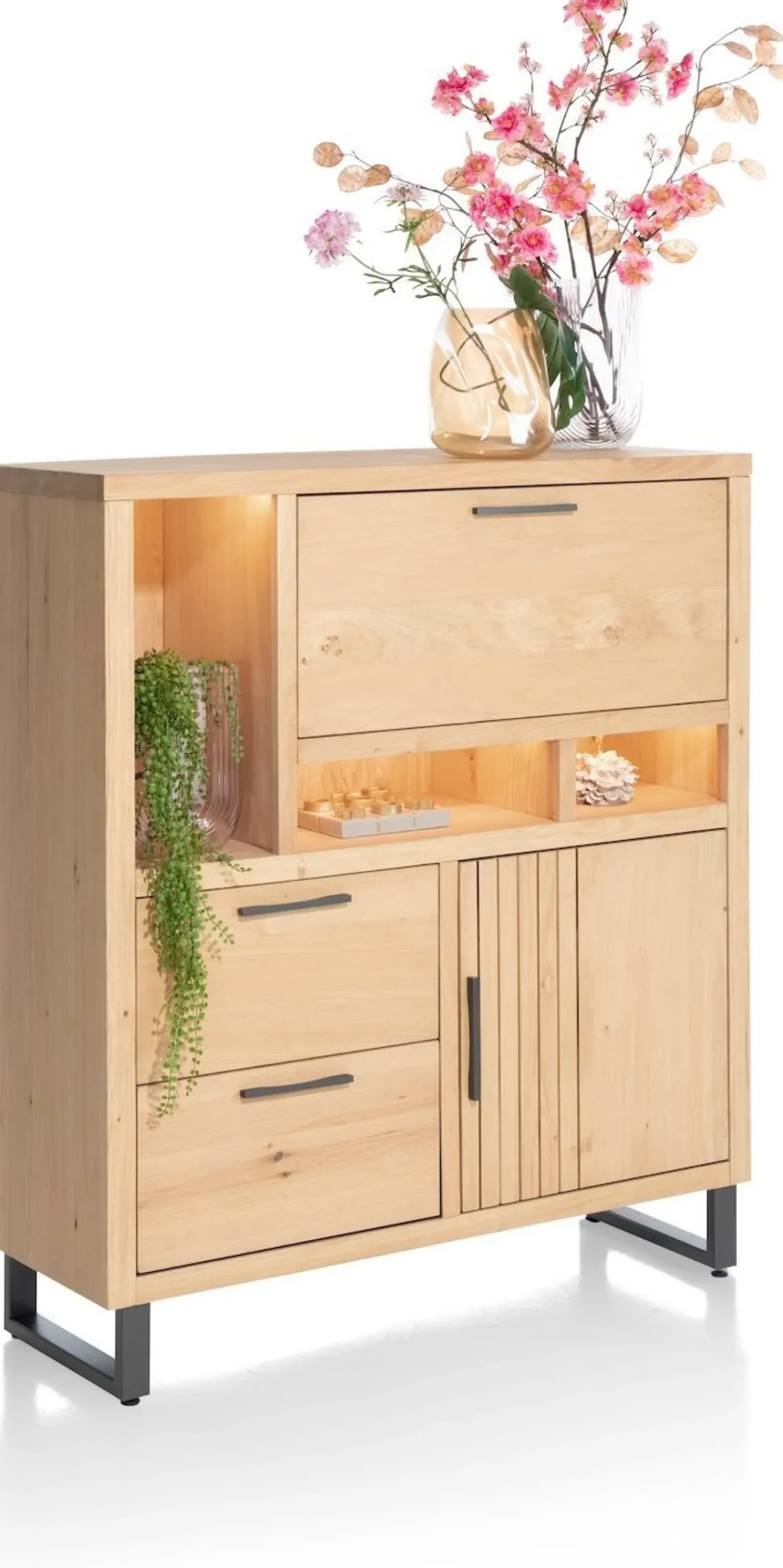 Opbergkasten|Opbergkasten-Henders en Hazel Pavie Highboard Natural
