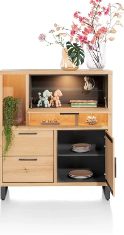 Opbergkasten|Opbergkasten-Henders en Hazel Pavie Highboard Natural