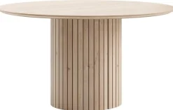 Houten Eettafels|Ronde Eettafels-Henders en Hazel Pavie Rond Eettafel Natural