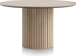 Houten Eettafels|Ronde Eettafels-Henders en Hazel Pavie Rond Eettafel Natural