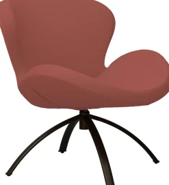 Draaifauteuils-Bree's New World Peggy Fauteuil Bruin, Rood