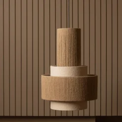 Hanglampen|Hanglampen-WOOOD Pelle Hanglamp Naturel