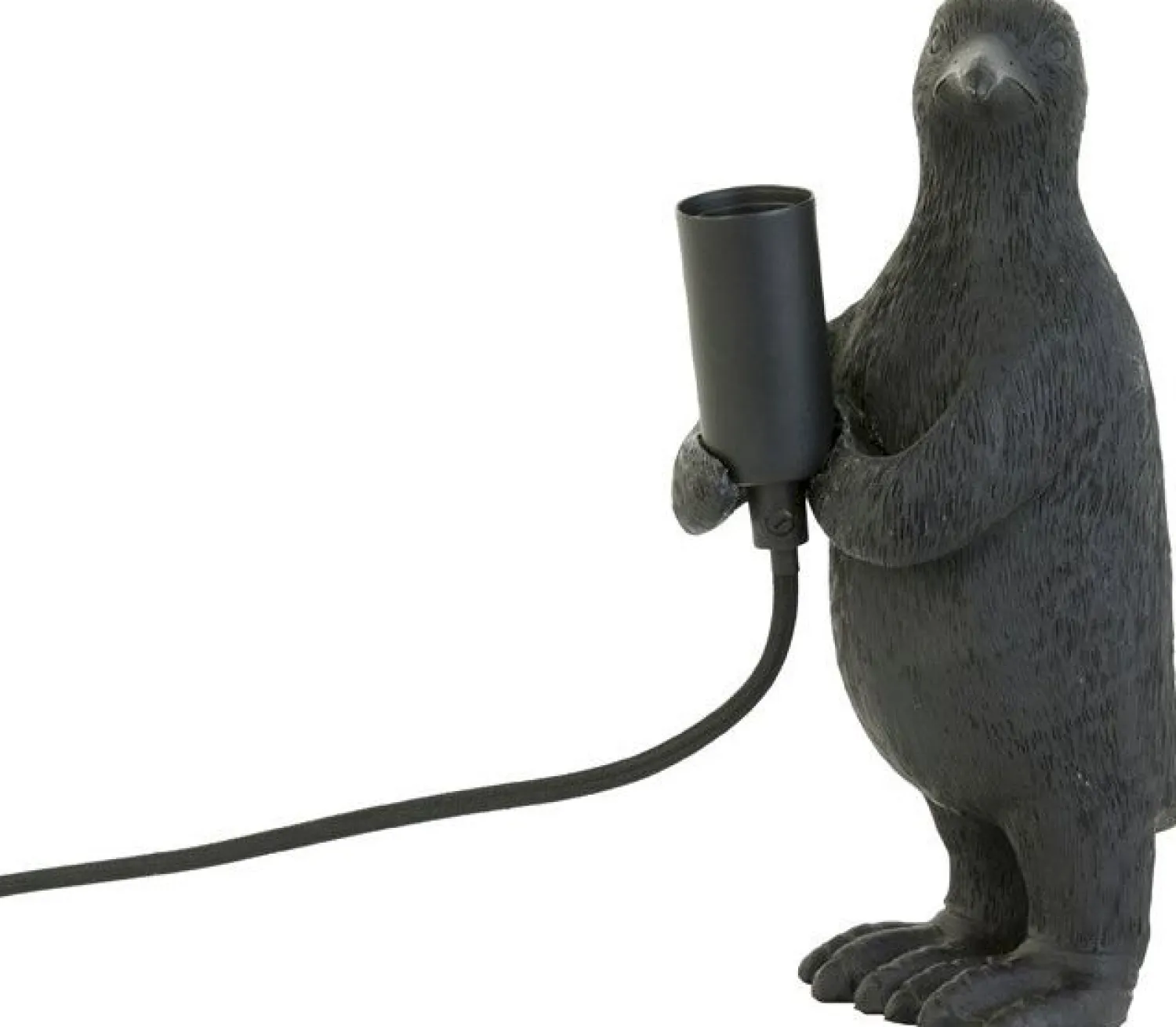Tafellampen|Tafellampen-Trendhopper Penguin Tafellamp Mat Zwart