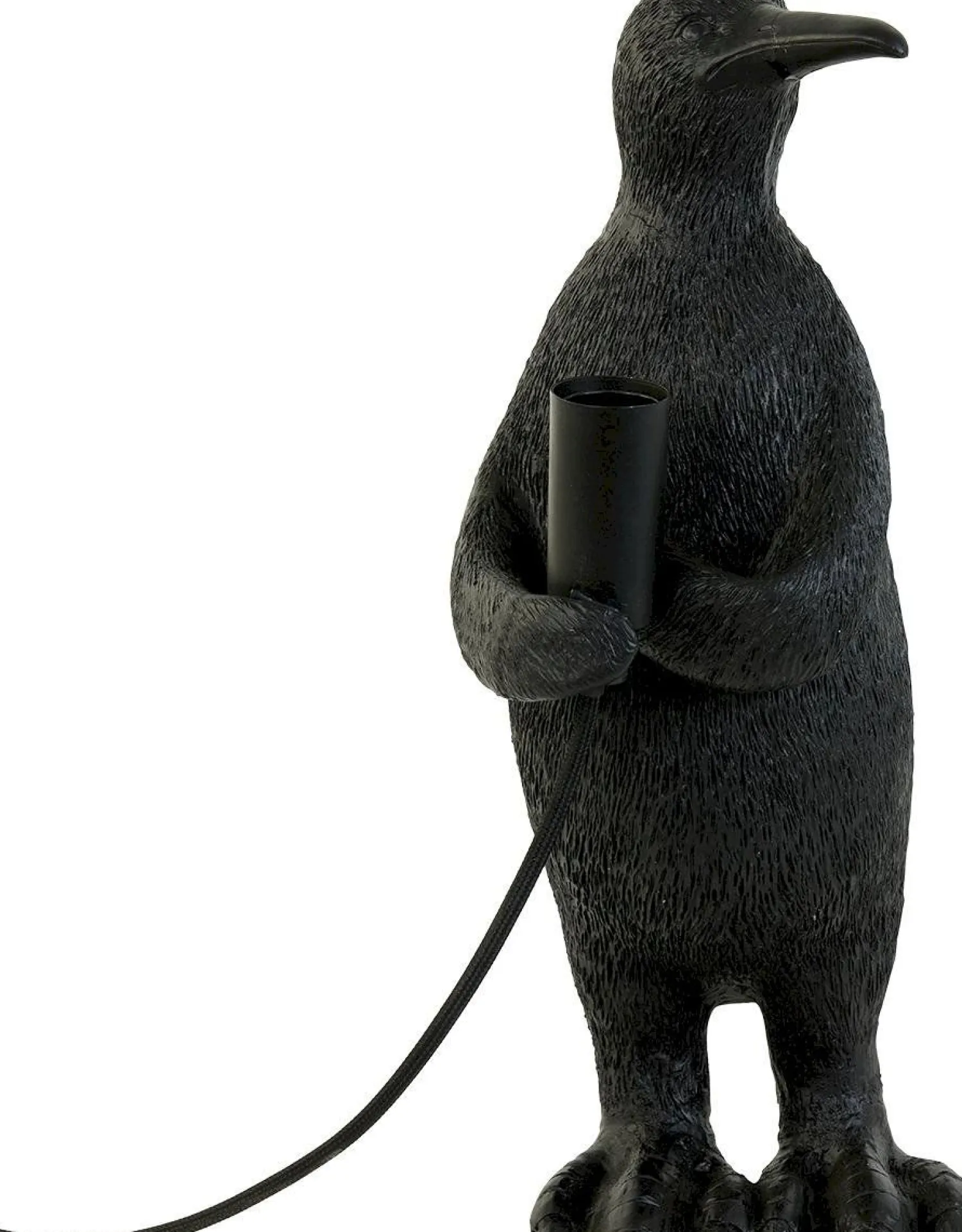 Tafellampen|Tafellampen-Trendhopper Penguin Tafellamp Mat Zwart