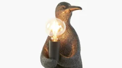 Tafellampen|Tafellampen-Trendhopper Penguin Tafellamp Mat Zwart