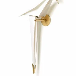 Wandlampen|Wandlampen-Moooi Perch Wandlamp Wit, goud