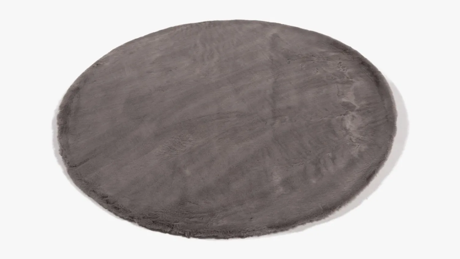 Vloerkleden|Ronde Vloerkleden-Trendhopper Perry Rond Vloerkleed Grijs