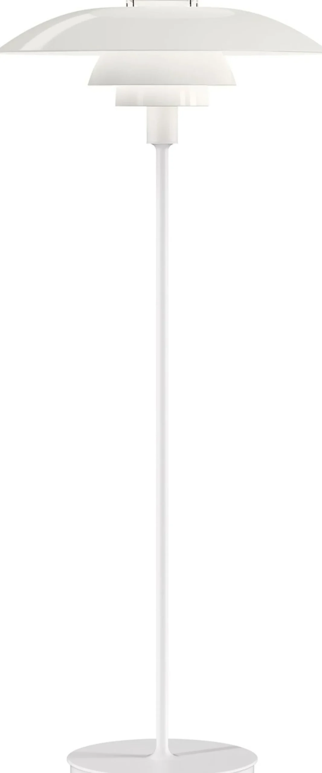 Design Vloerlampen|Vloerlampen-Louis Poulsen PH 80 Vloerlamp Opal White