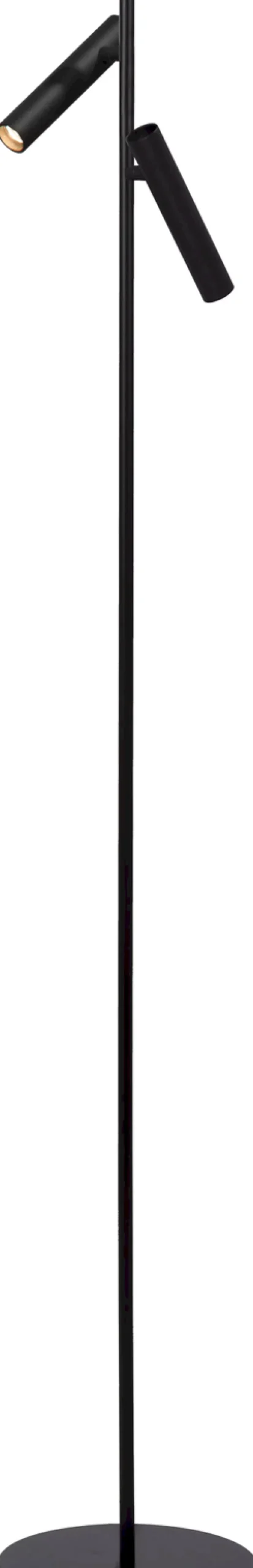 Moderne Vloerlampen|Vloerlampen-Lucide Philon Vloerlamp Zwart
