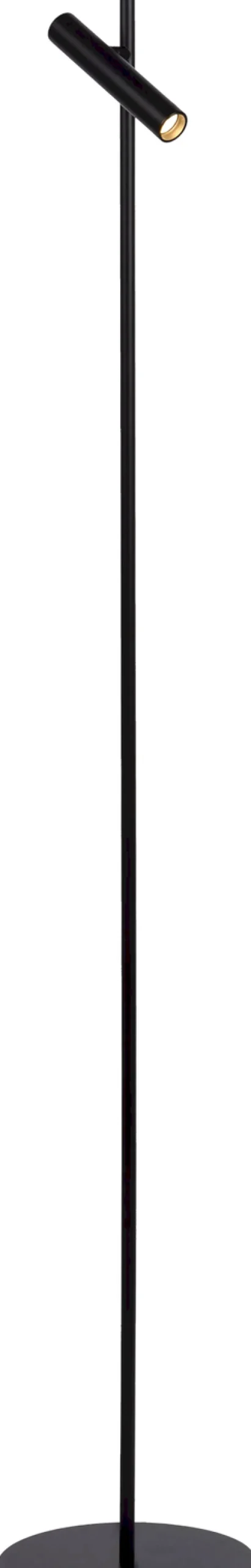 Moderne Vloerlampen|Vloerlampen-Lucide Philon Vloerlamp Zwart