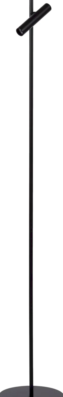 Moderne Vloerlampen|Vloerlampen-Lucide Philon Vloerlamp Zwart