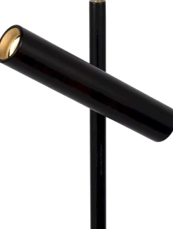 Moderne Vloerlampen|Vloerlampen-Lucide Philon Vloerlamp Zwart