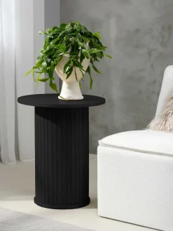 Ronde Bijzettafels-Eijerkamp Collectie Philou Bijzettafel Black Oak