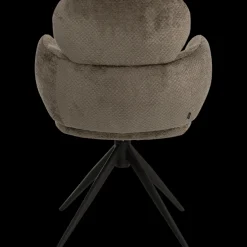 Eetkamerstoelen Met Armleuning-Trendhopper Philou Eetkamerstoel Taupe