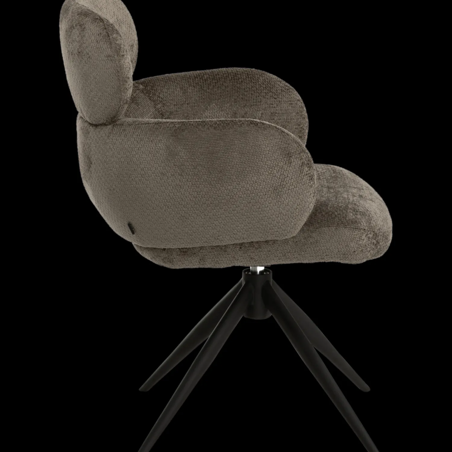 Eetkamerstoelen Met Armleuning-Trendhopper Philou Eetkamerstoel Taupe