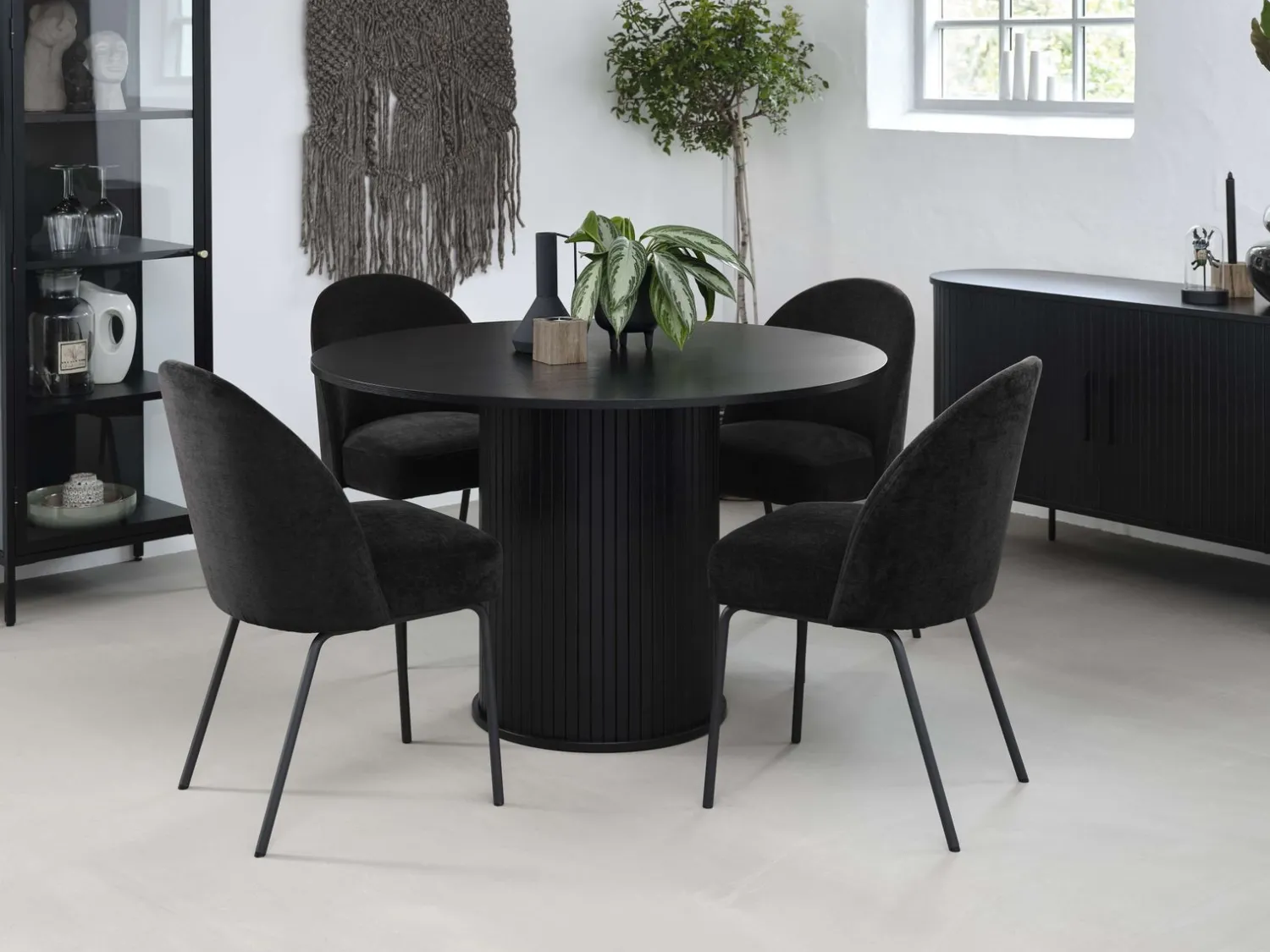 Ronde Eettafels-Eijerkamp Collectie Philou Eettafel Black Oak