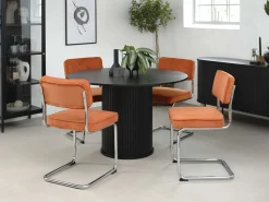 Ronde Eettafels-Eijerkamp Collectie Philou Eettafel Black Oak