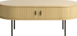 Ovale Salontafels-Eijerkamp Collectie Philou Salontafel Natural Oak