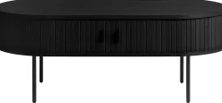Ovale Salontafels-Eijerkamp Collectie Philou Salontafel Black Oak