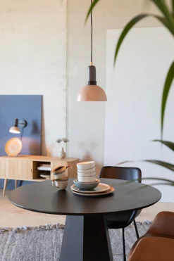 Ronde Eettafels-Zuiver Pilar Eetkamertafel Black