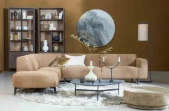 Hoekbanken-Eijerkamp Collectie Pim Hoekbank Cognac