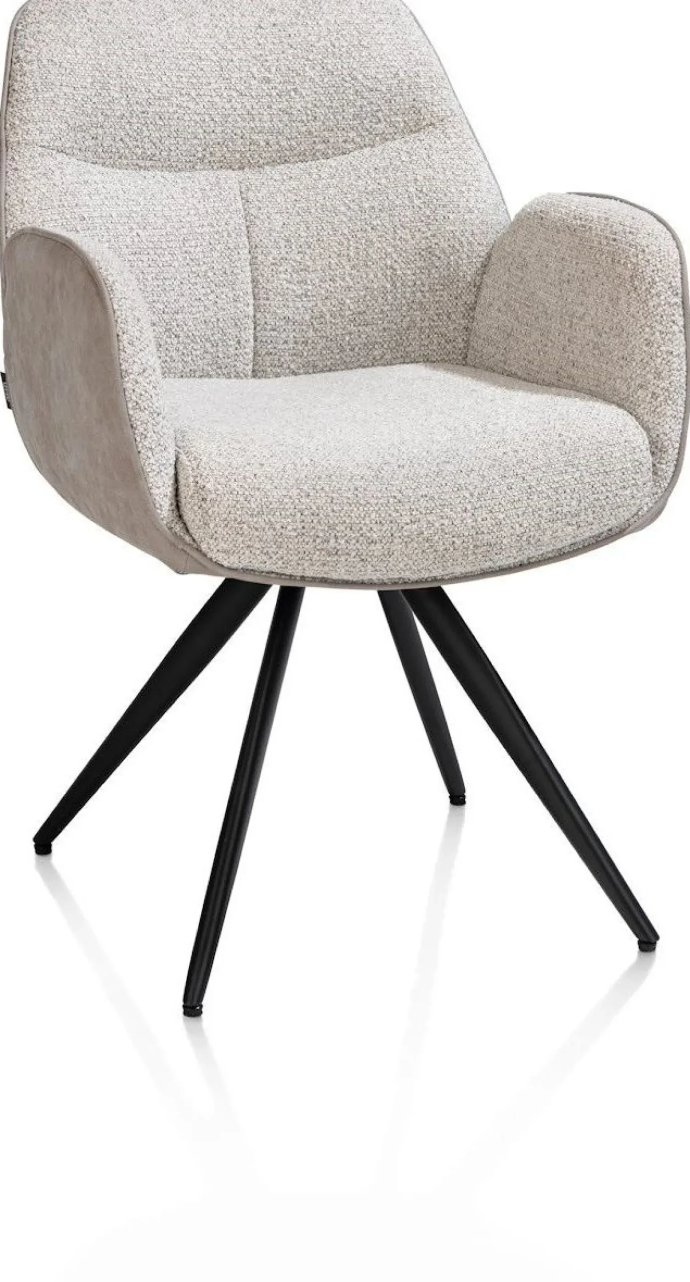 Eetkamerstoelen Met Armleuning-Henders en Hazel Pippa Armstoel Kiezel
