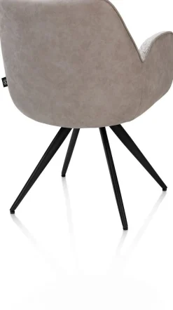 Eetkamerstoelen Met Armleuning-Henders en Hazel Pippa Armstoel Kiezel