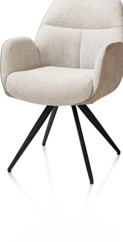 Eetkamerstoelen Met Armleuning-Henders en Hazel Pippa Armstoel Beige