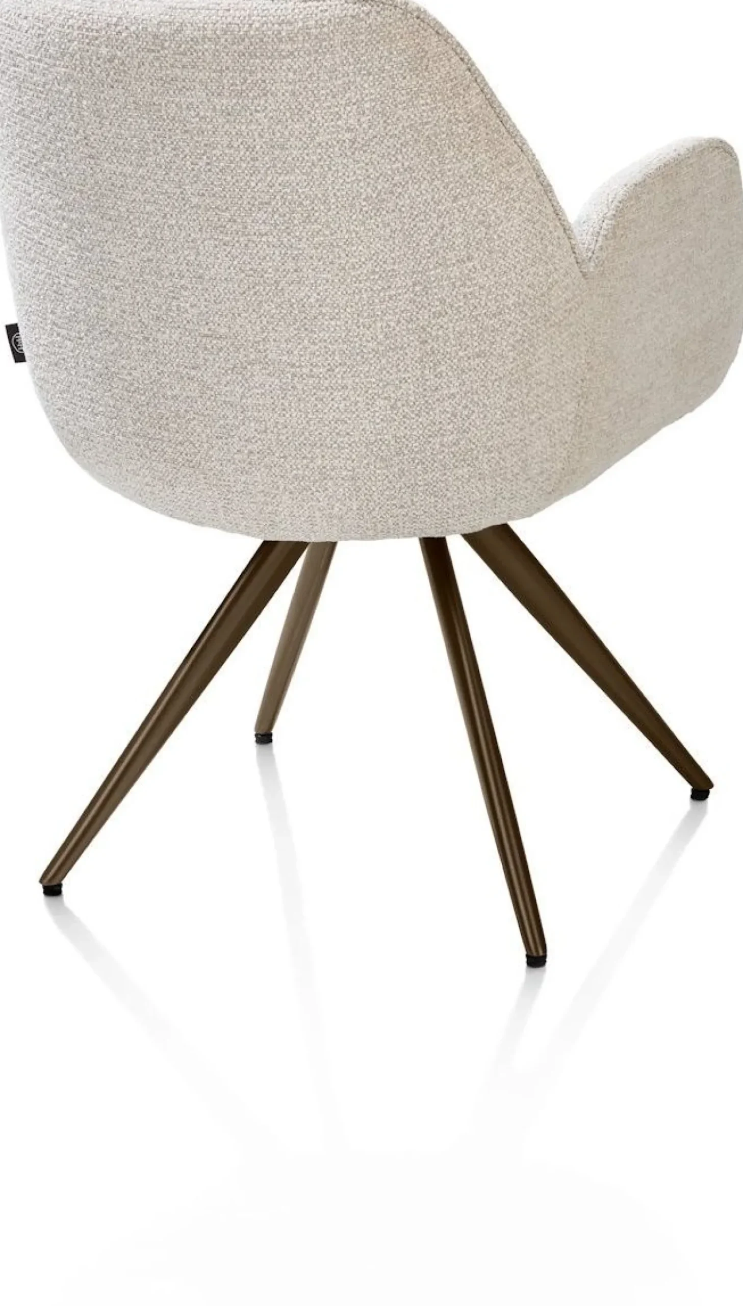 Eetkamerstoelen Met Armleuning-Henders en Hazel Pippa Armstoel Creme