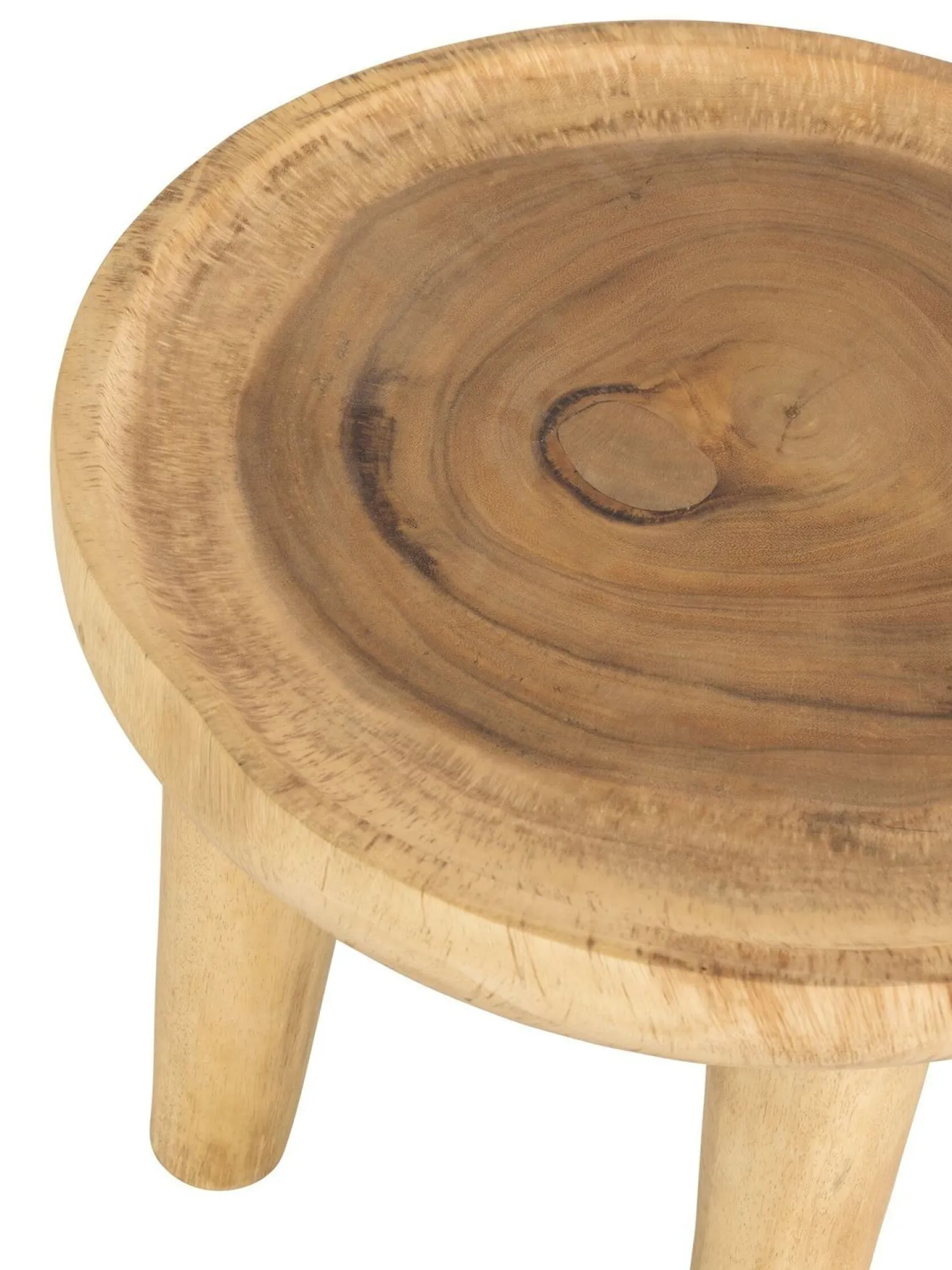Houten Salontafels|Ronde Salontafels-MUST Living Plato Salontafel Natural