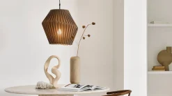 Design Hanglampen|Design Hanglampen-Hollands Licht Pleat 50 Hanglamp Sand Taupe