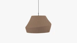 Design Hanglampen|Design Hanglampen-Hollands Licht Pleat 75 Hanglamp Sand Taupe