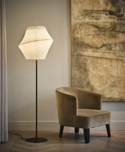 Design Vloerlampen|Vloerlampen-Hollands Licht Pleat 50 Vloerlamp Off White