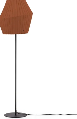 Design Vloerlampen|Vloerlampen-Hollands Licht Pleat 50 Vloerlamp Cinnamon Brown