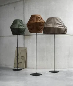 Design Vloerlampen|Vloerlampen-Hollands Licht Pleat 75 Vloerlamp Sand Taupe