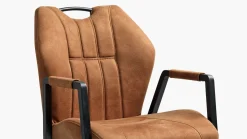 Eetkamerstoelen Met Wieltjes|Eetkamerstoelen Met Armleuning-Feelings Wonen Point Eetkamerstoel Cognac
