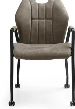 Eetkamerstoelen Met Wieltjes|Eetkamerstoelen Met Armleuning-Feelings Wonen Point Eetkamerstoel Moss