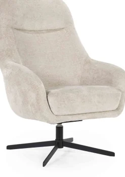 Draaifauteuils-Sevn Polo Fauteuil Light Grey