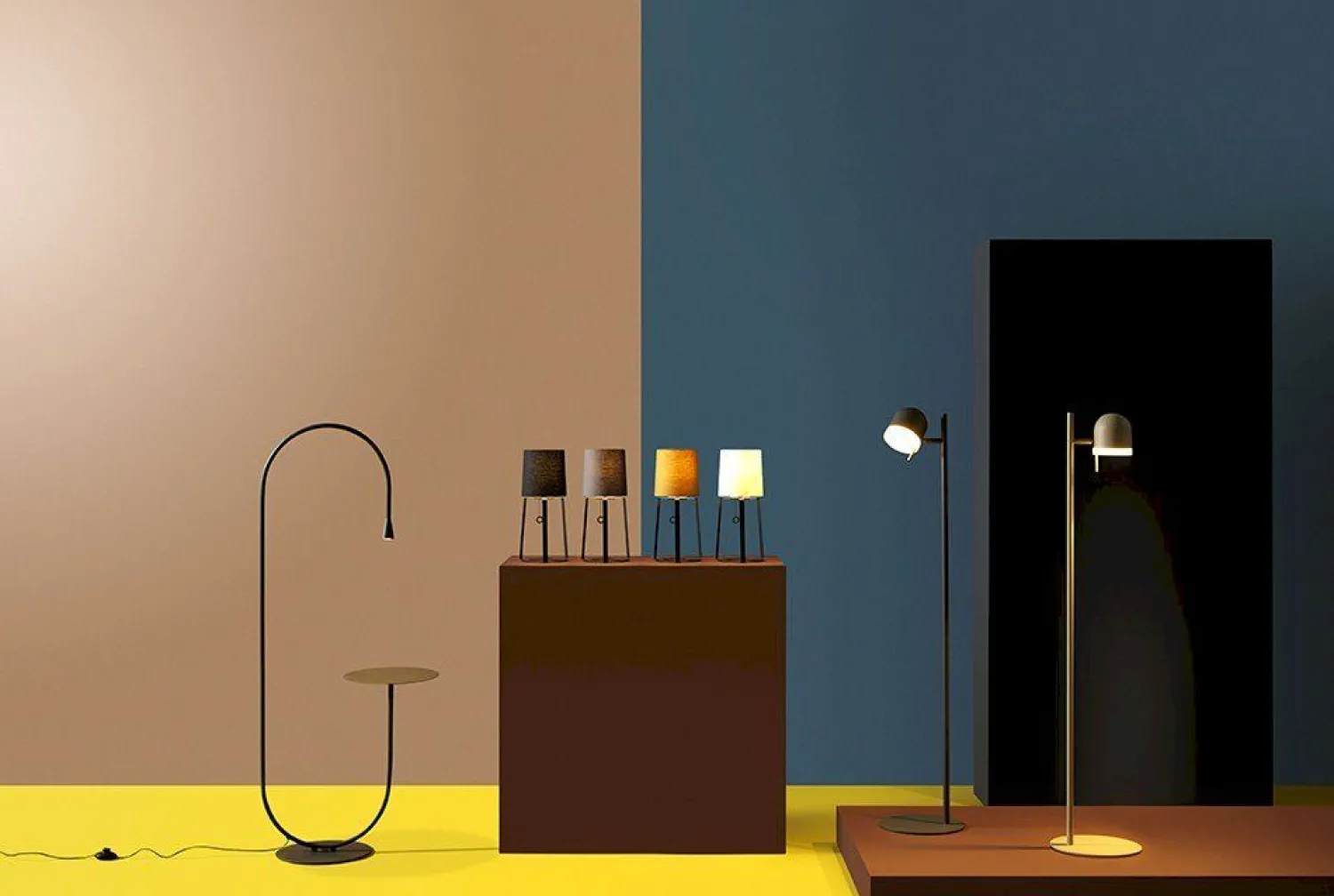 Design Vloerlampen|Vloerlampen-Pode Pom Vloerlamp Biscotti