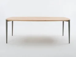 Houten Eettafels-Bert Plantagie Poppy Eettafel Pale Grey
