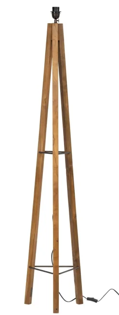 Houten Vloerlampen|Vloerlampen-MUST Living Porto Cristo Vloerlamp Naturel