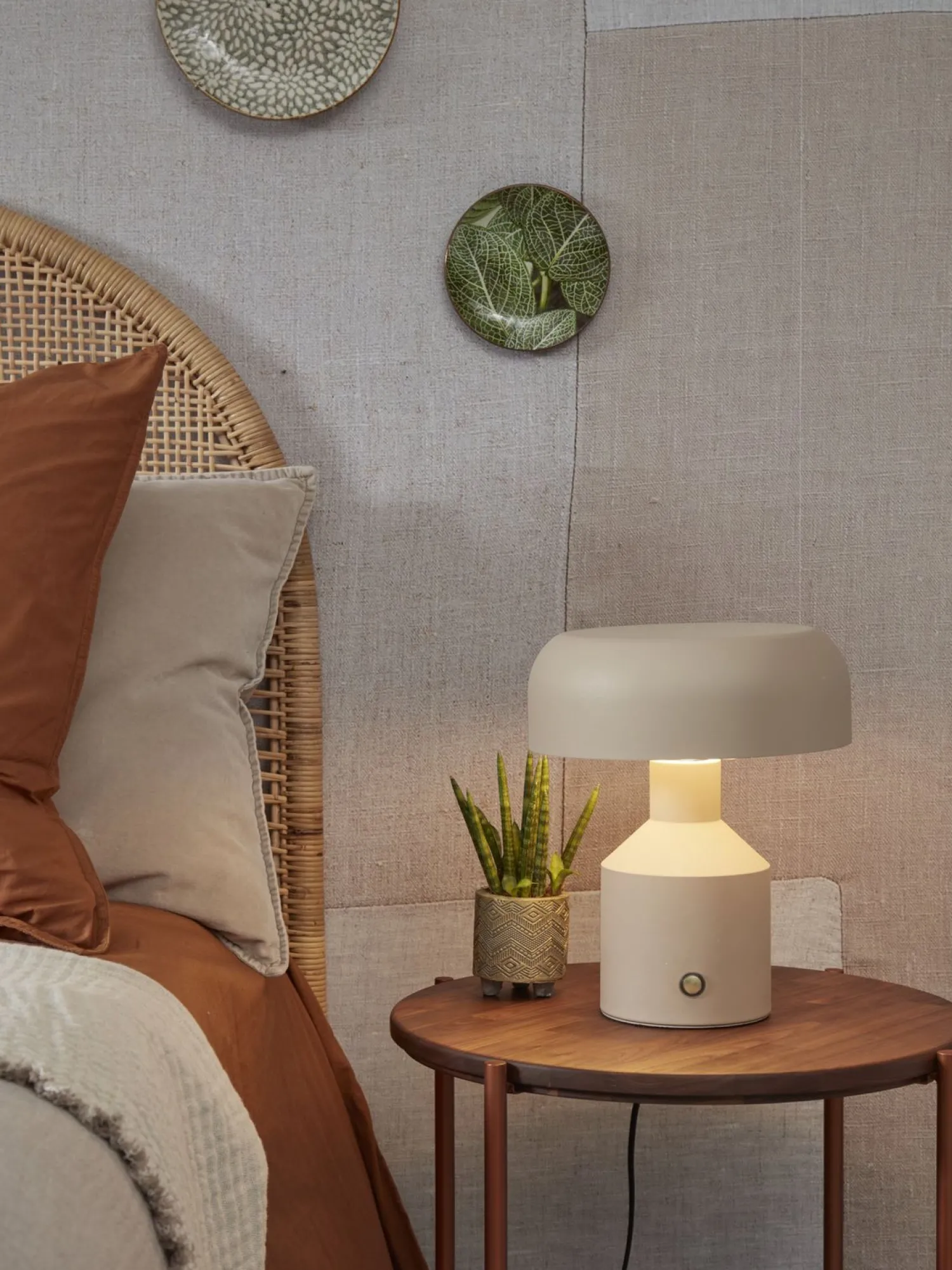 Tafellampen|Tafellampen-It's about RoMi Porto Tafellamp Sand