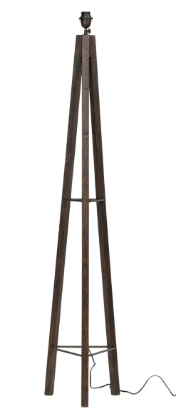 Houten Vloerlampen|Vloerlampen-MUST Living Porto Vloerlamp Zwart